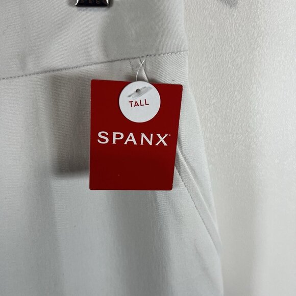 New Spanx Soft Stretch Pull-on Slim Straight Pants in Classic White size Small - Picture 5 of 11